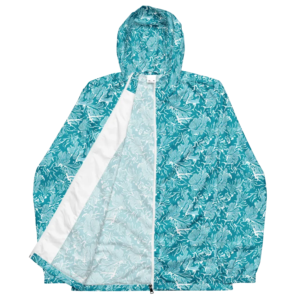 Tidal Botanica on Men's Windbreaker — Front