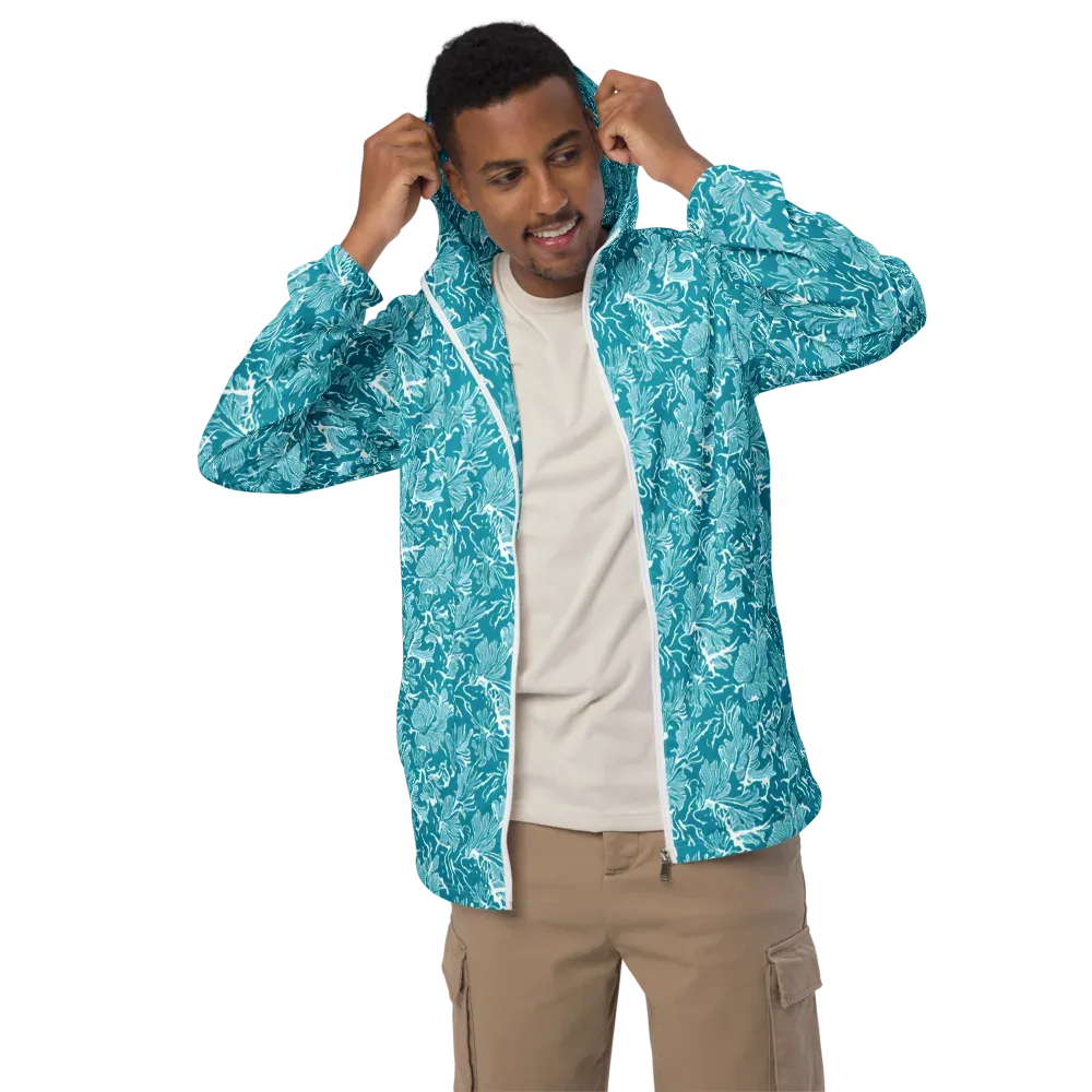 Tidal Botanica on Men's Windbreaker — Front