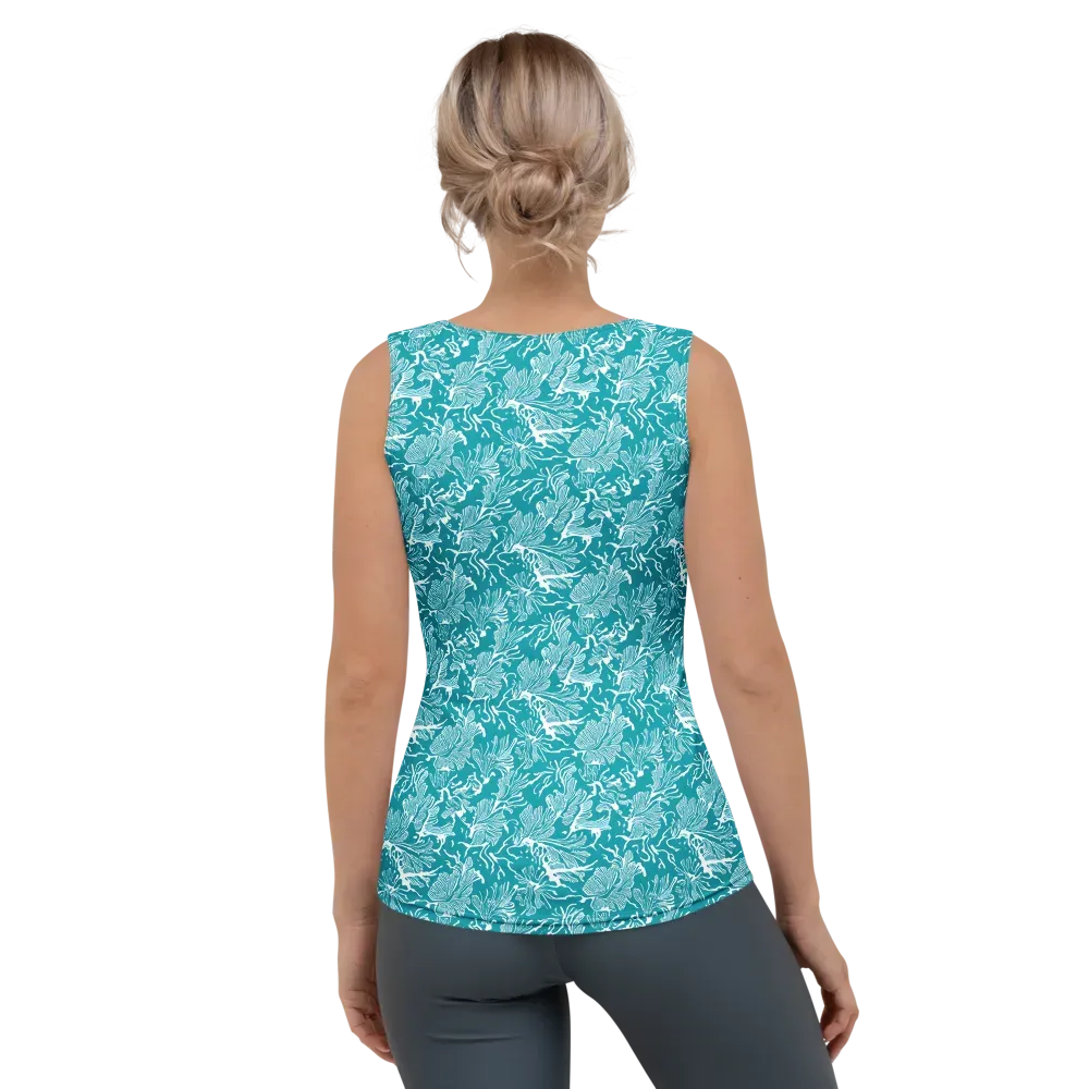 Tidal Botanica on Women's Tank Top — Back