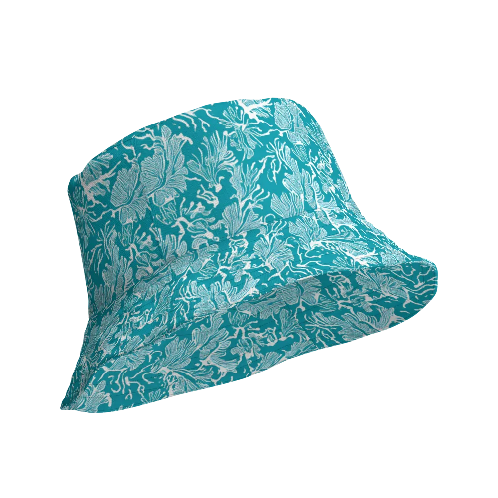 Tidal Botanica on Reversible Bucket Hat — Product details Outside