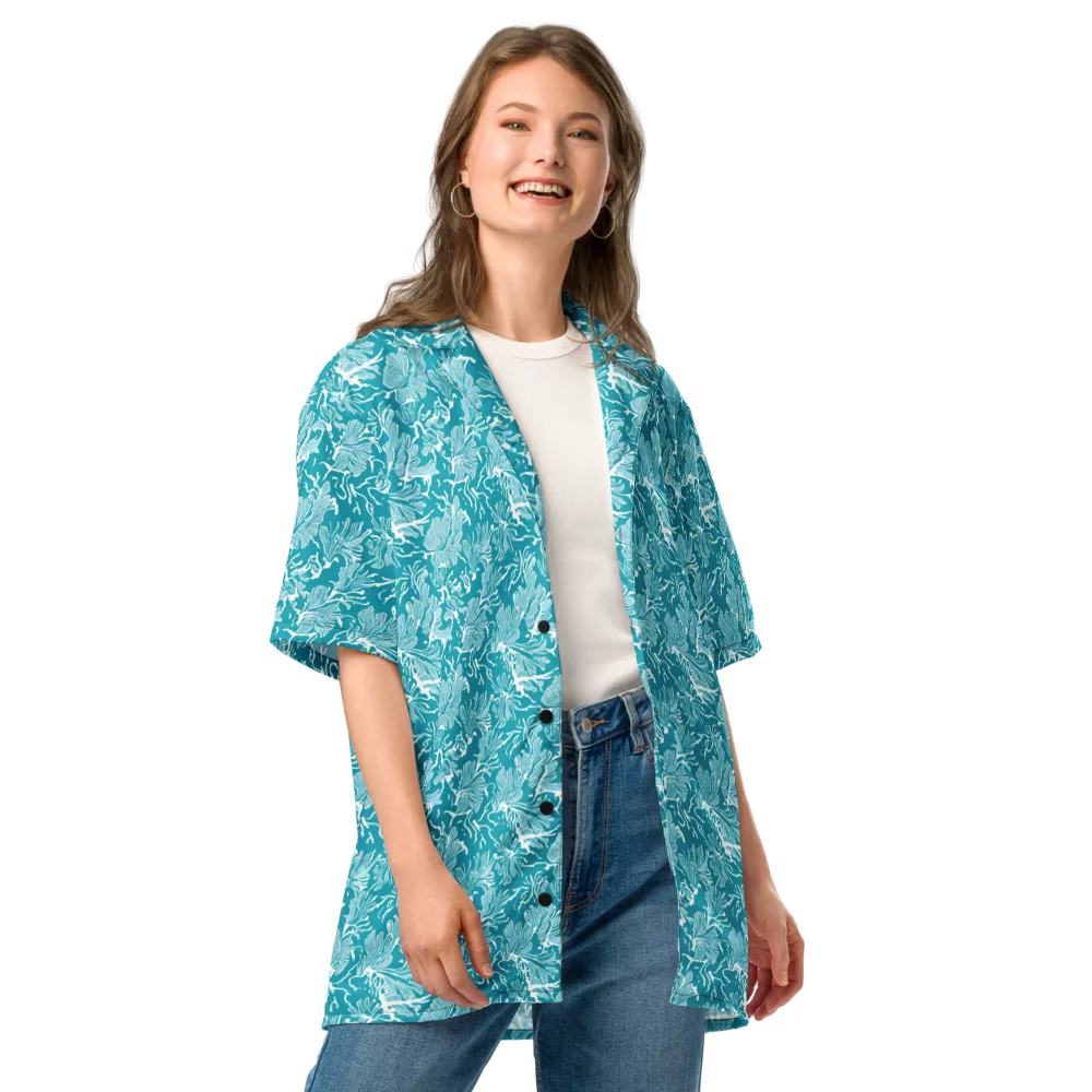 Tidal Botanica on Button Shirt — Front