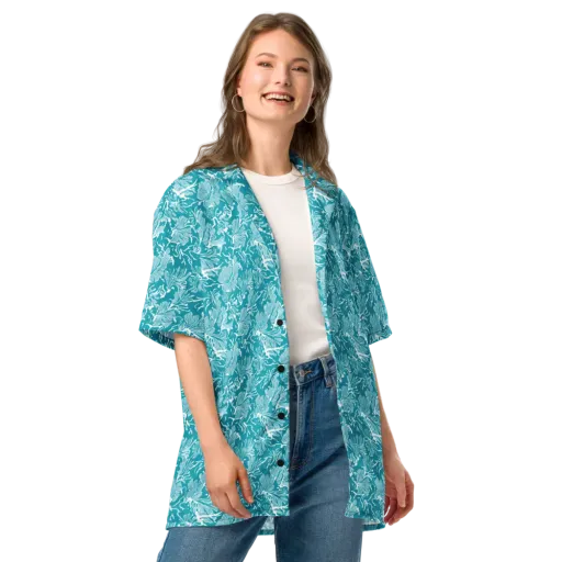 Tidal Botanica on a Button Shirt
