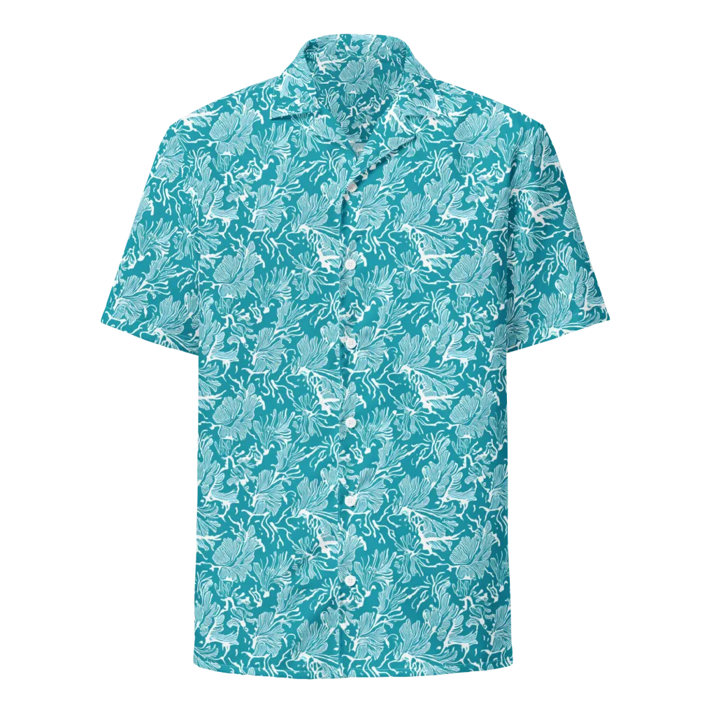 Tidal Botanica on Button Shirt — Front