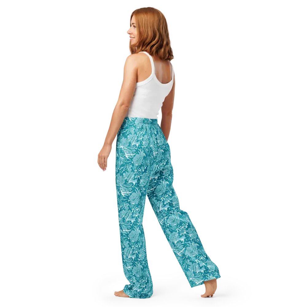 Tidal Botanica on Women's Pajama Pants — Back