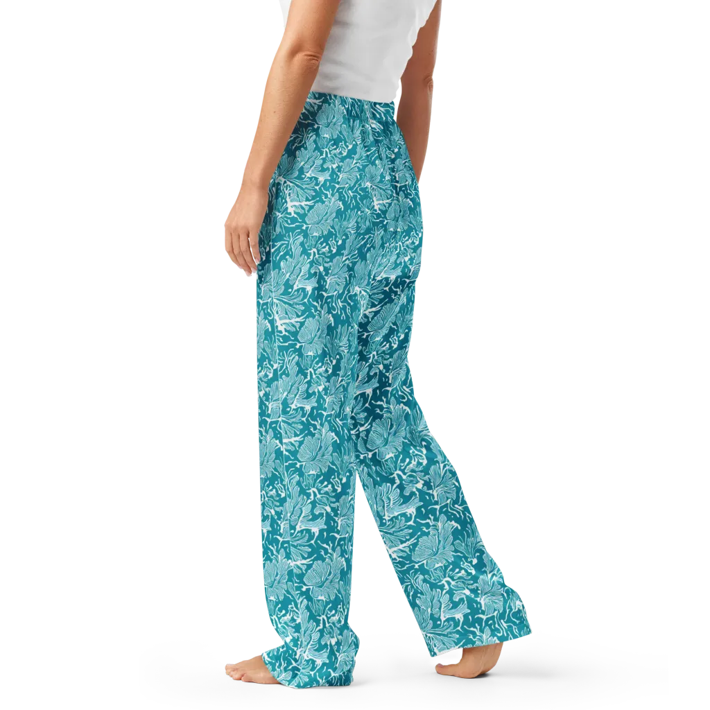 Tidal Botanica on Women's Pajama Pants — Left