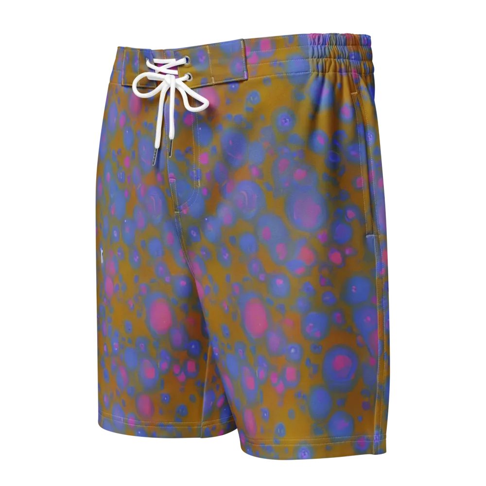 Ochre Nebula on Men's Board Shorts — Front