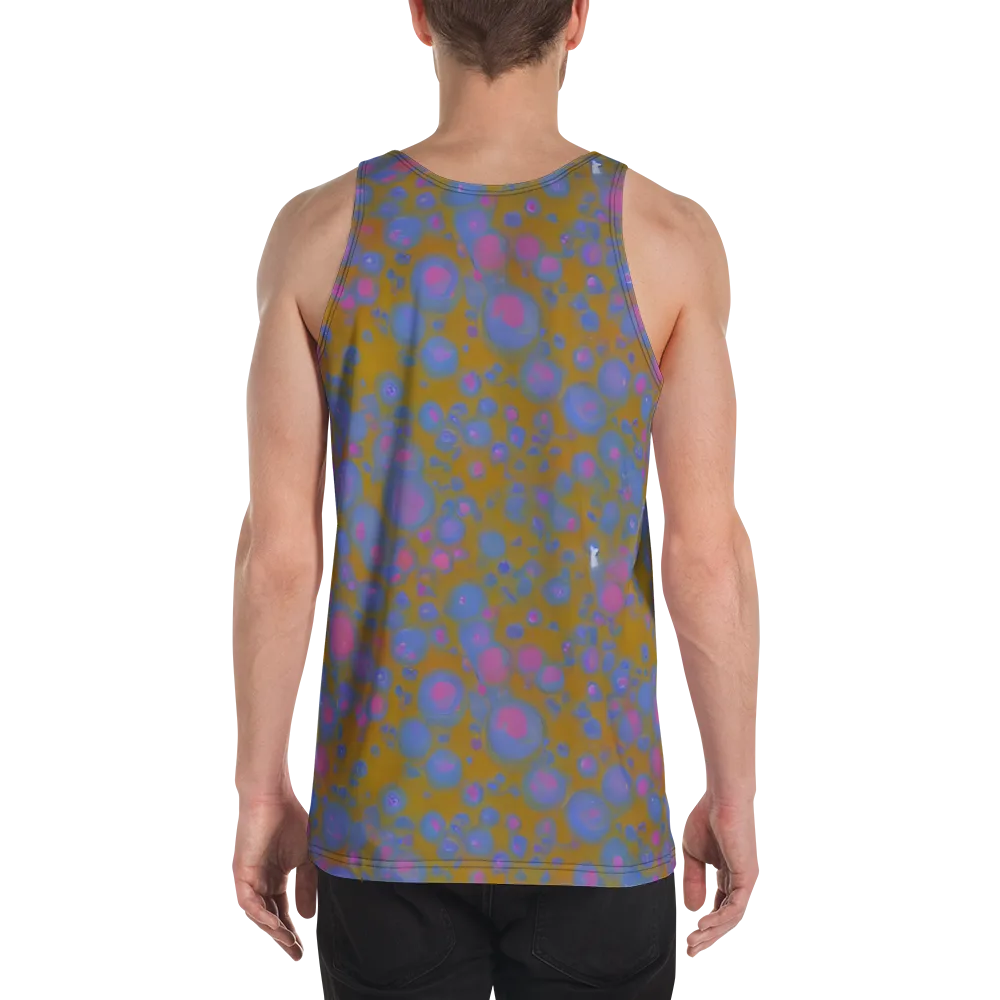 Ochre Nebula on Men's Tank Top — Back