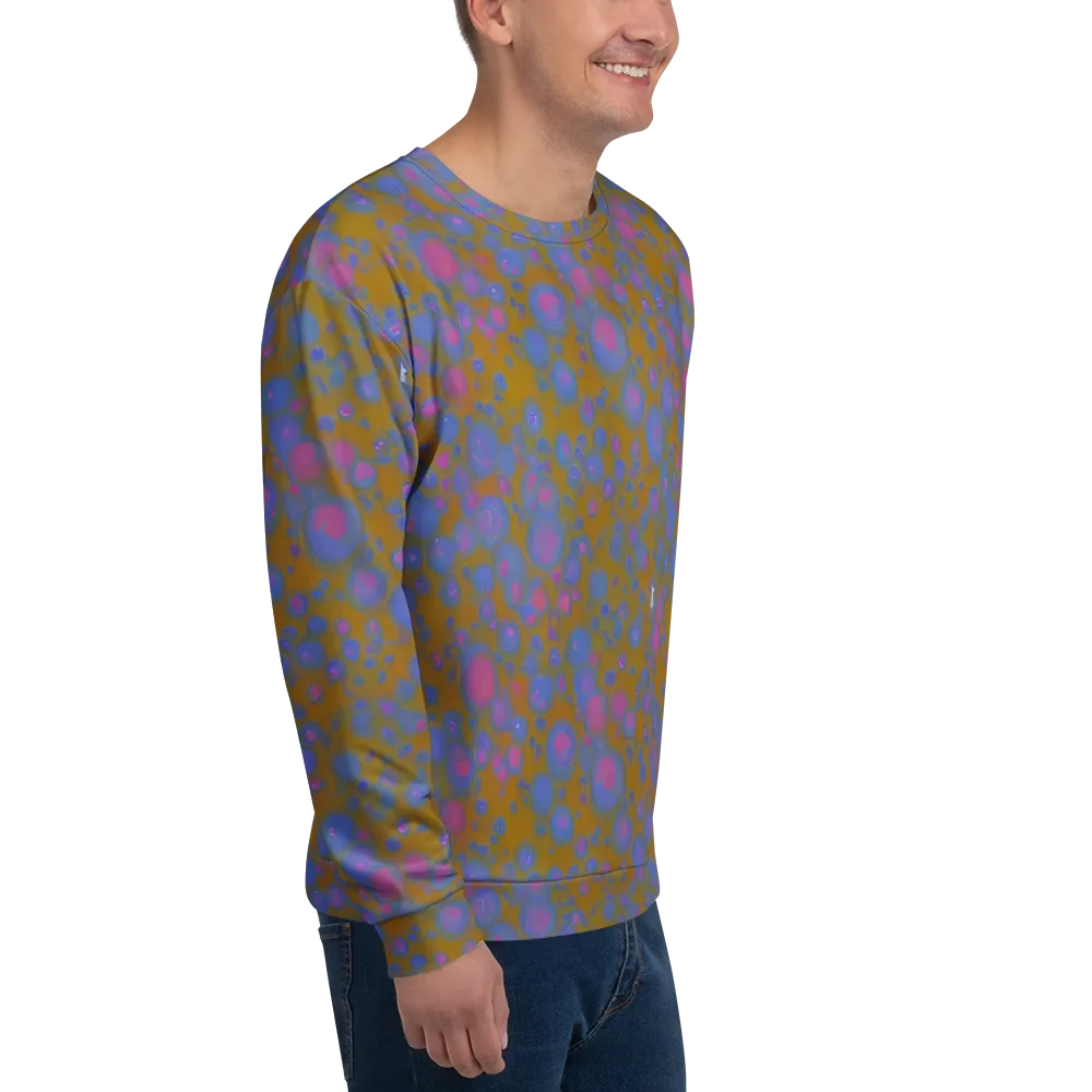 Ochre Nebula on Sweatshirt — Right Front