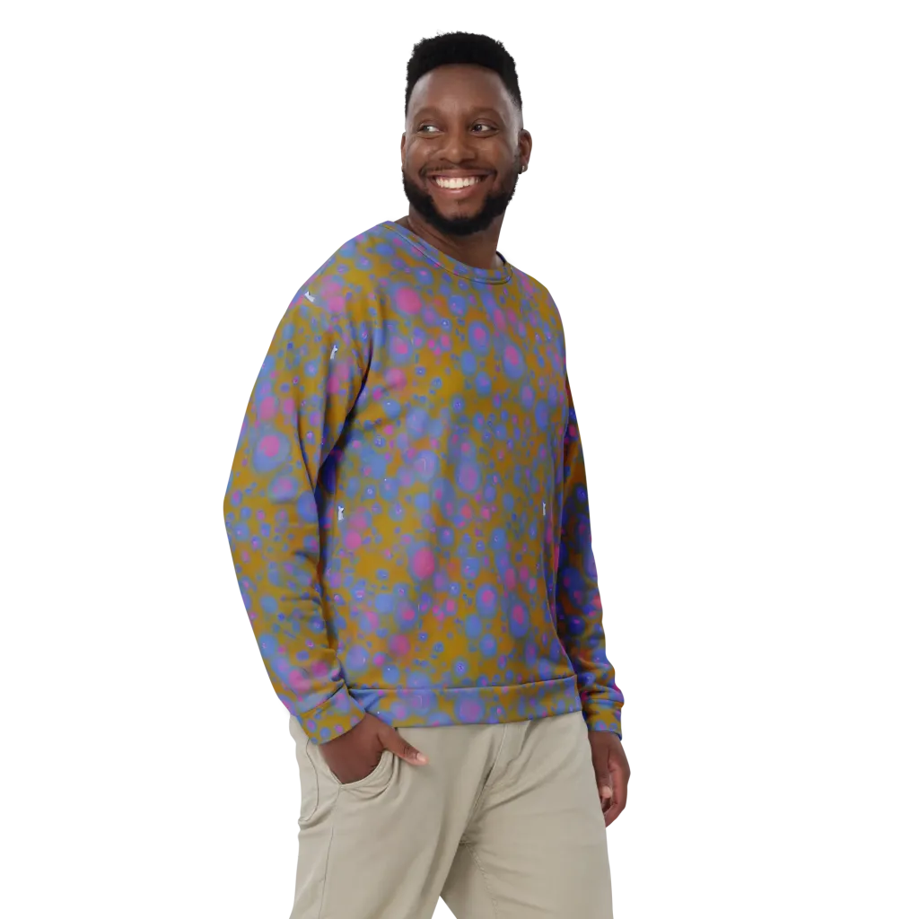 Ochre Nebula on Sweatshirt — Front