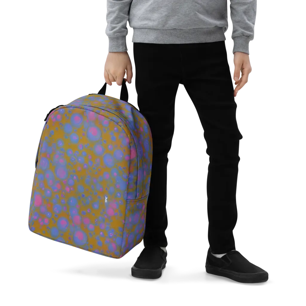Ochre Nebula on Minimalist Backpack — Zoomed-in