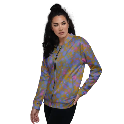 Ochre Nebula on a Bomber Jacket