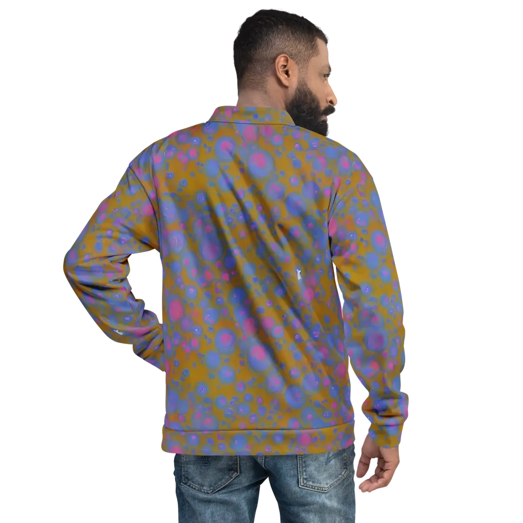 Ochre Nebula on Bomber Jacket — Back