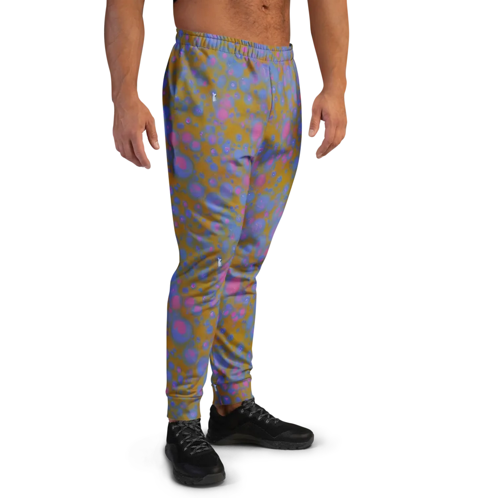 Ochre Nebula on Men's Joggers — Right