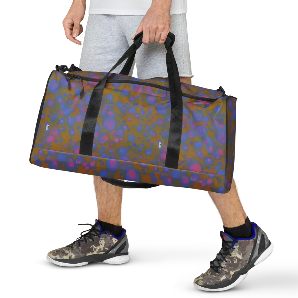 Ochre Nebula on Duffle Bag — Front