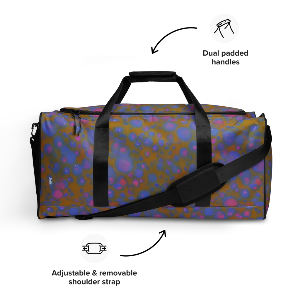 Ochre Nebula on Duffle Bag — Front