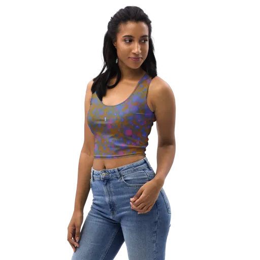 Ochre Nebula on a Crop Top