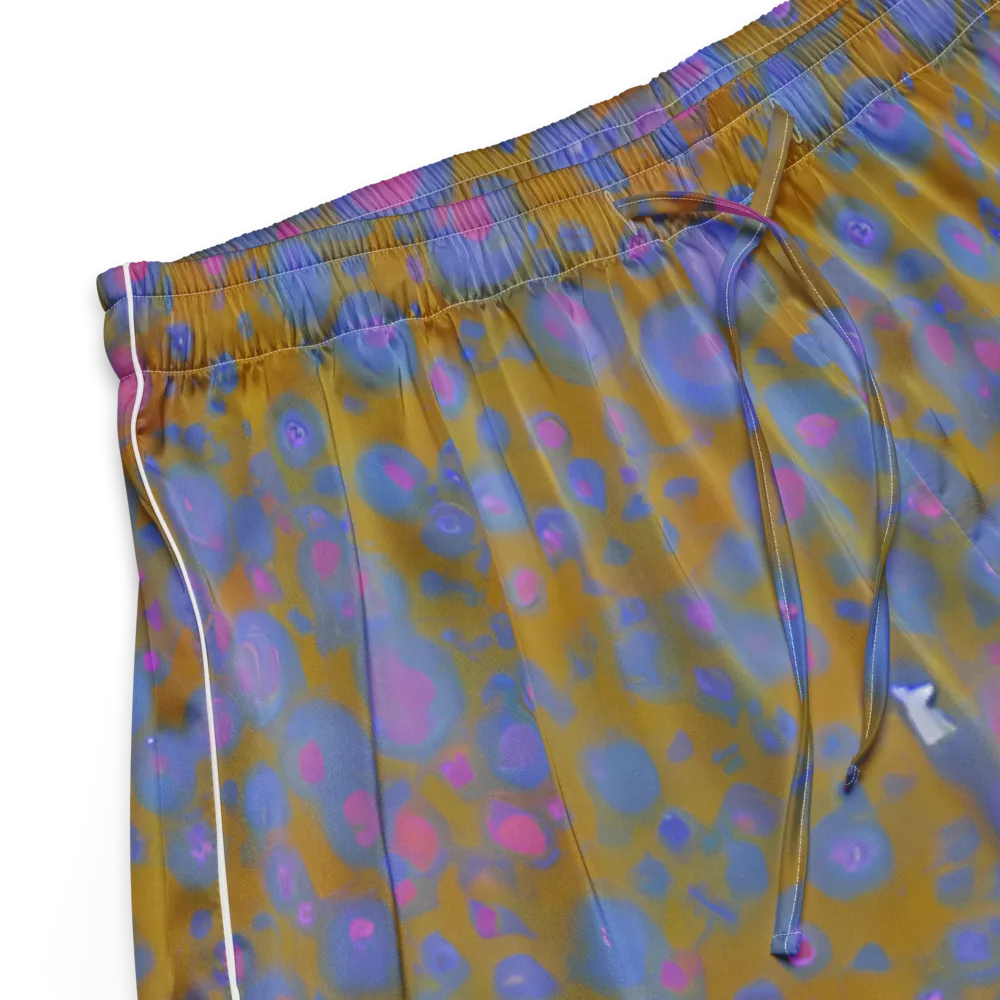 Ochre Nebula on Women's Pajama Shorts — Product details