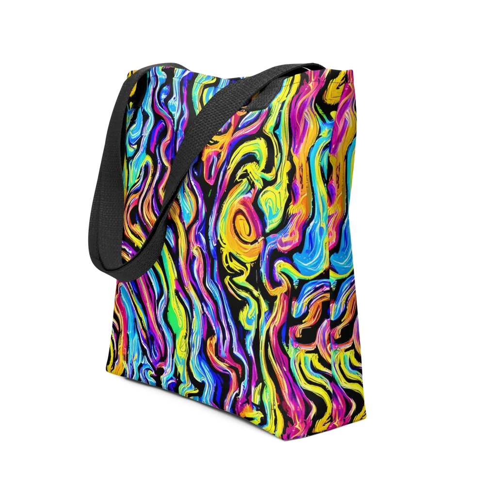 Fuchsia Circuit on Tote Bag — Front