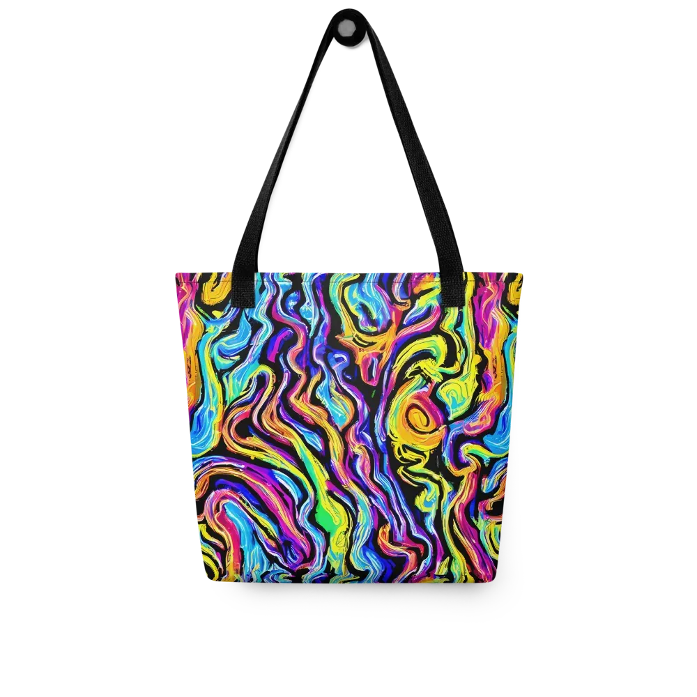 Fuchsia Circuit on Tote Bag — Front