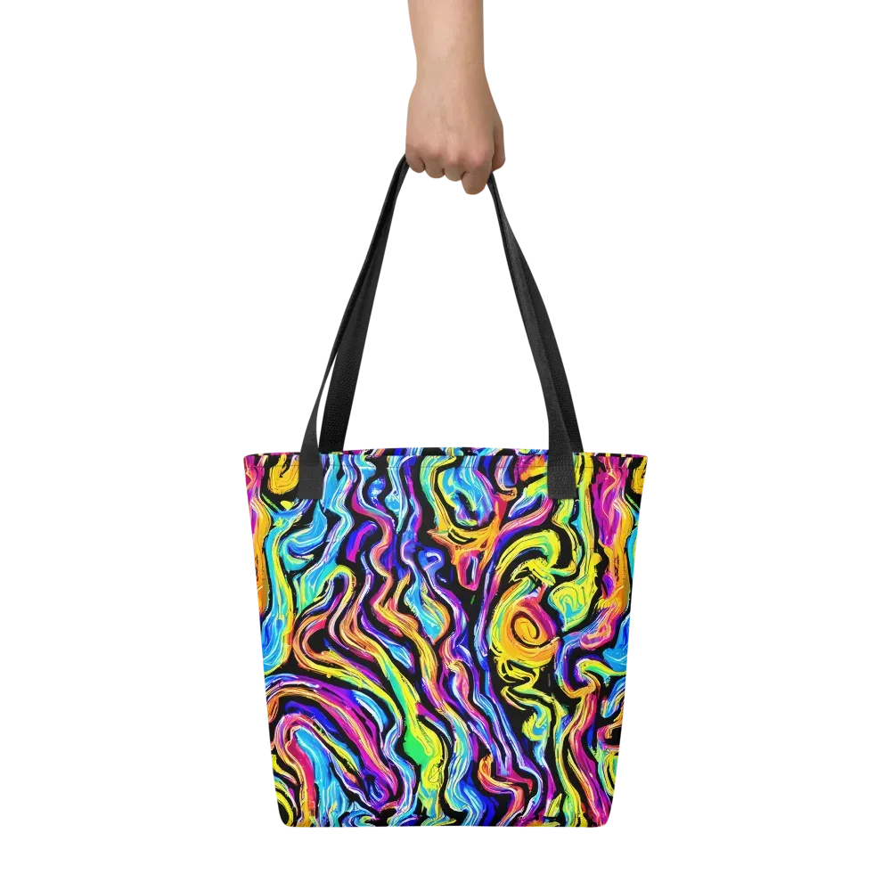 Fuchsia Circuit on Tote Bag — Front