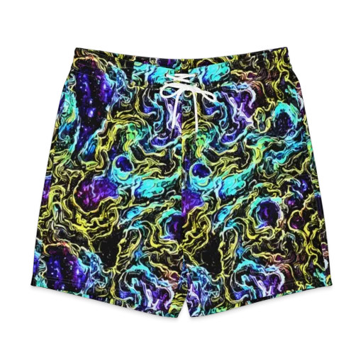 Nightwave Marble on a Men's Board Shorts