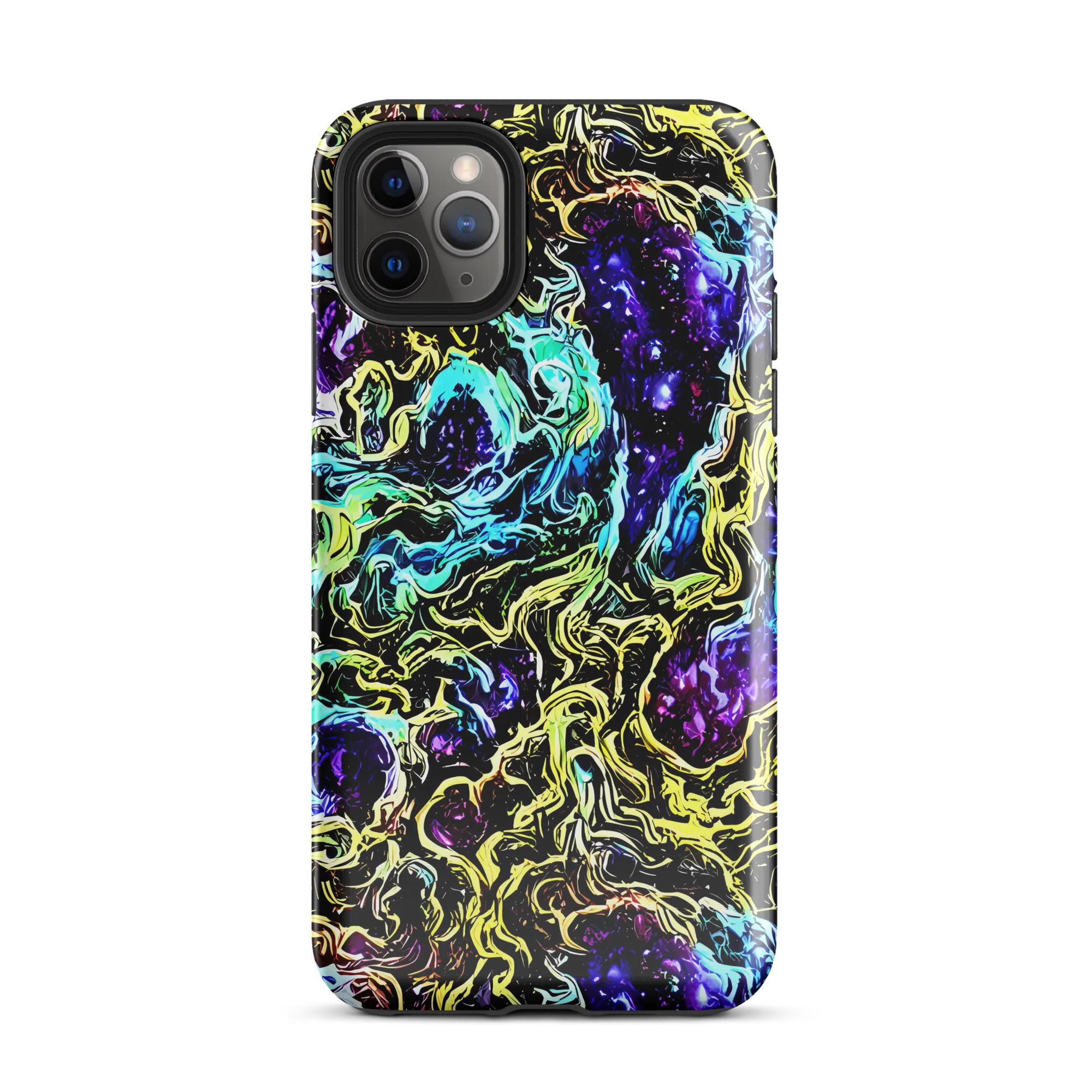 Nightwave Marble on Tough Case for iPhone® — Front