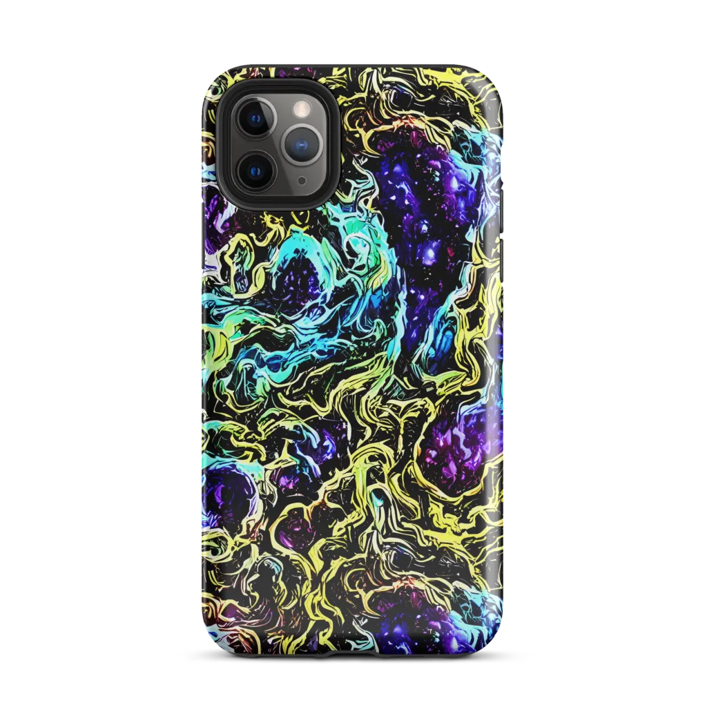 Nightwave Marble on Tough Case for iPhone® — Front