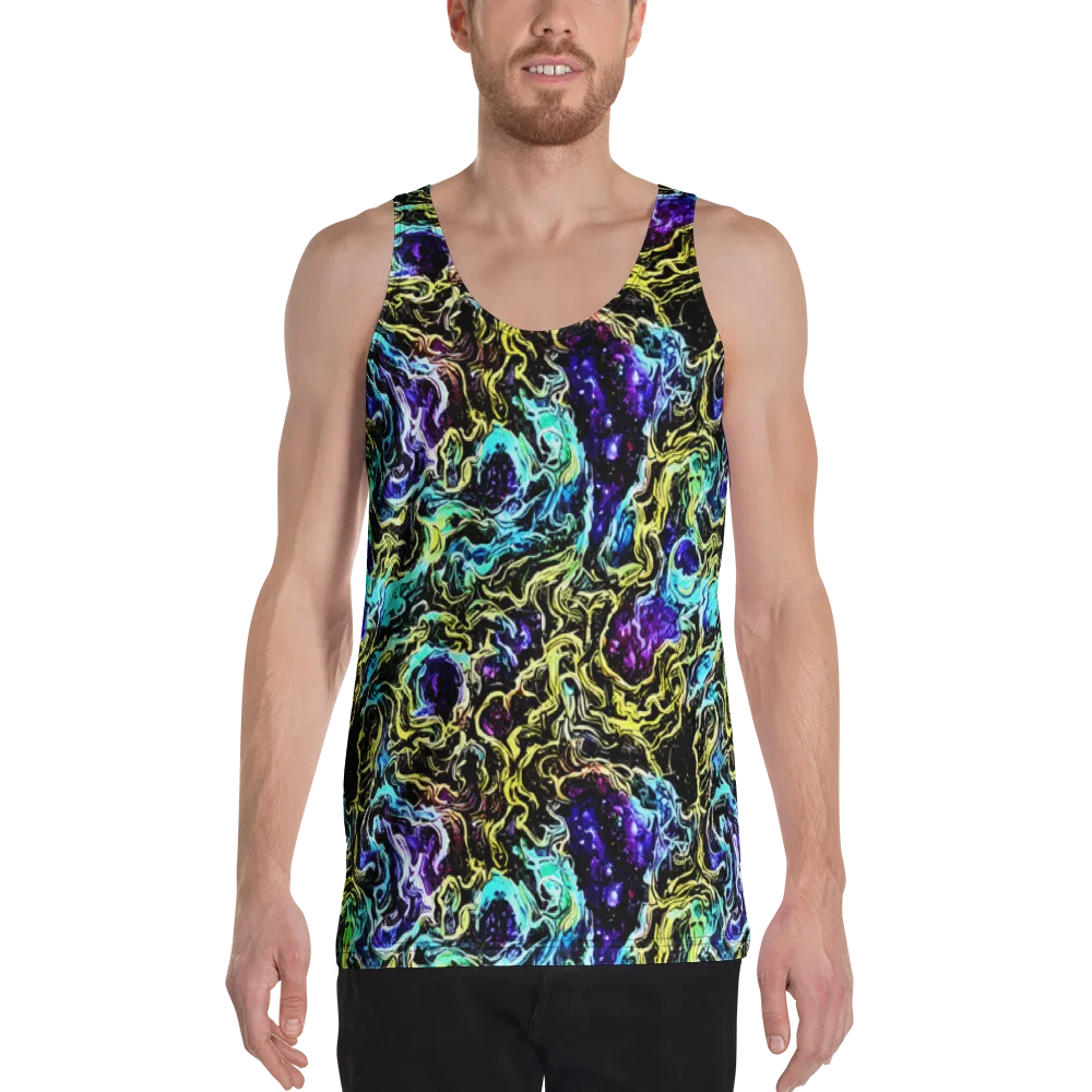 Nightwave Marble on Men's Tank Top — Front