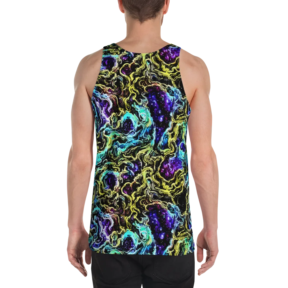 Nightwave Marble on Men's Tank Top — Back