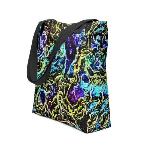 Nightwave Marble on a Tote Bag