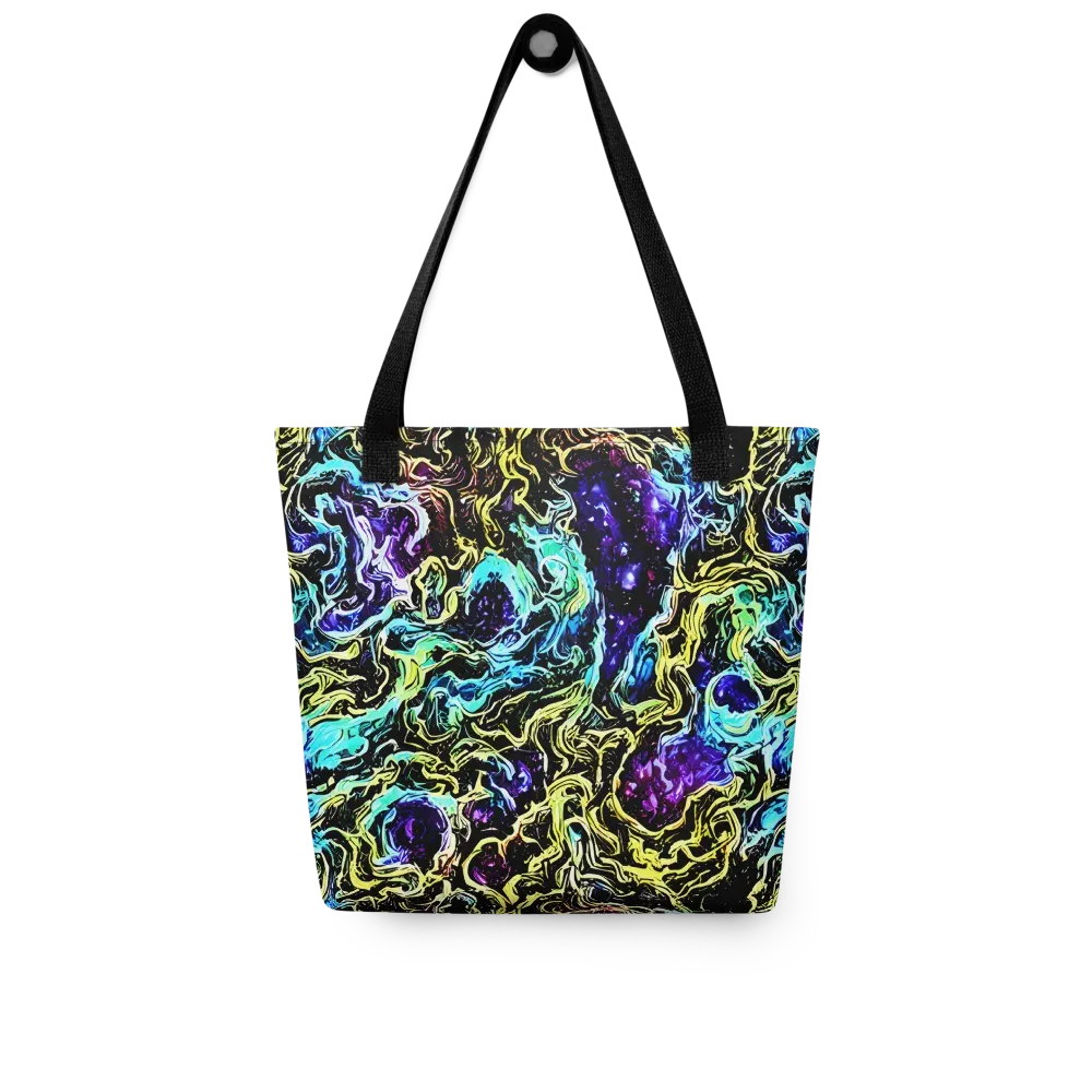 Nightwave Marble on Tote Bag — Front