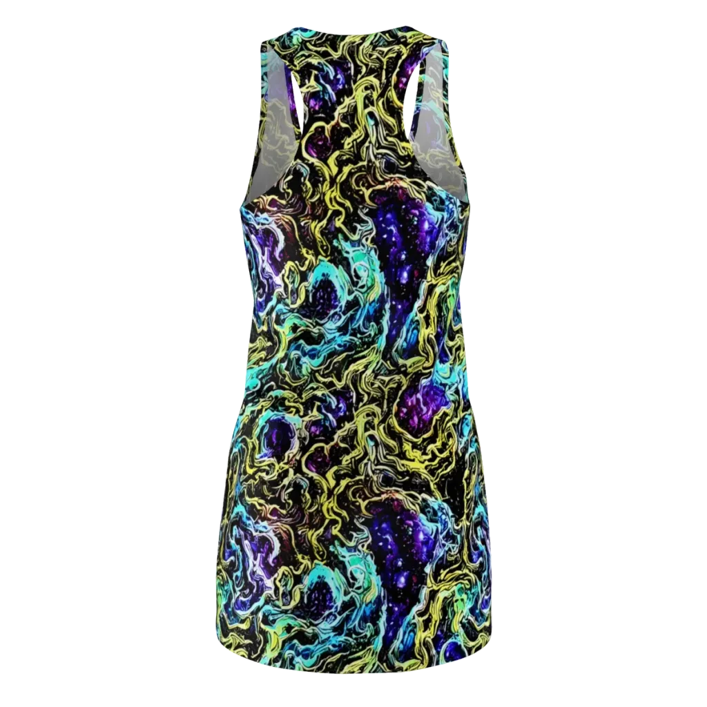 Nightwave Marble on Racerback Dress — Back