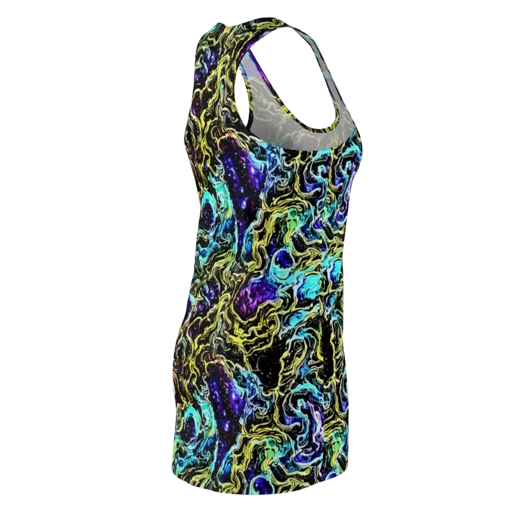 Nightwave Marble on Racerback Dress — Back Side