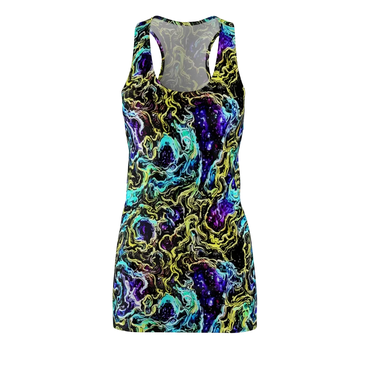Nightwave Marble on Racerback Dress — Front