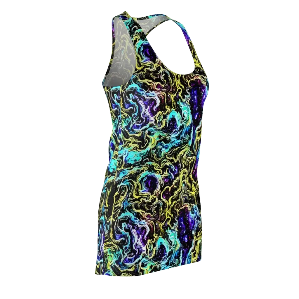 Nightwave Marble on Racerback Dress — Front Side