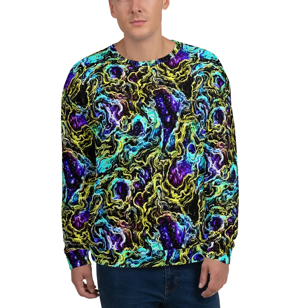 Nightwave Marble on Sweatshirt — Front