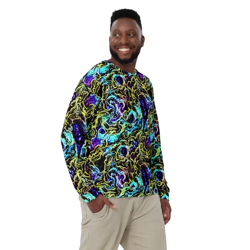 Nightwave Marble on Sweatshirt — Front