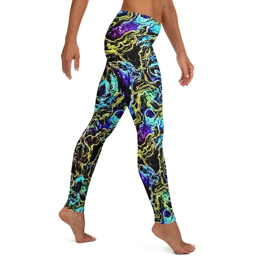 Nightwave Marble on Leggings — Right