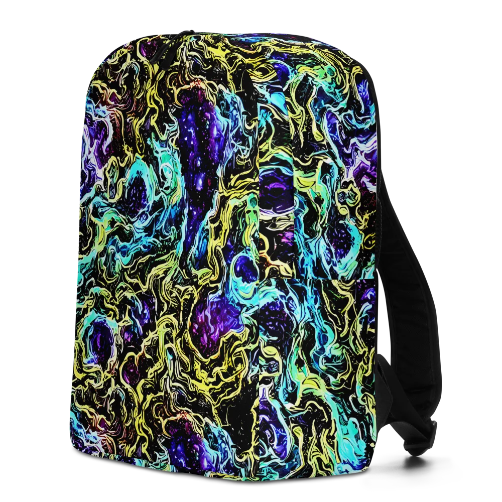 Nightwave Marble on Minimalist Backpack — Left