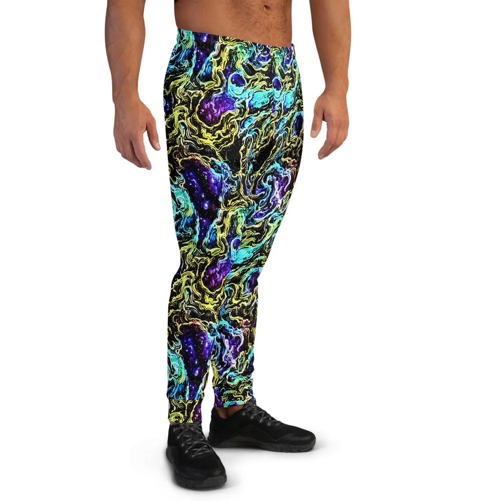 Nightwave Marble on Men's Joggers — Right