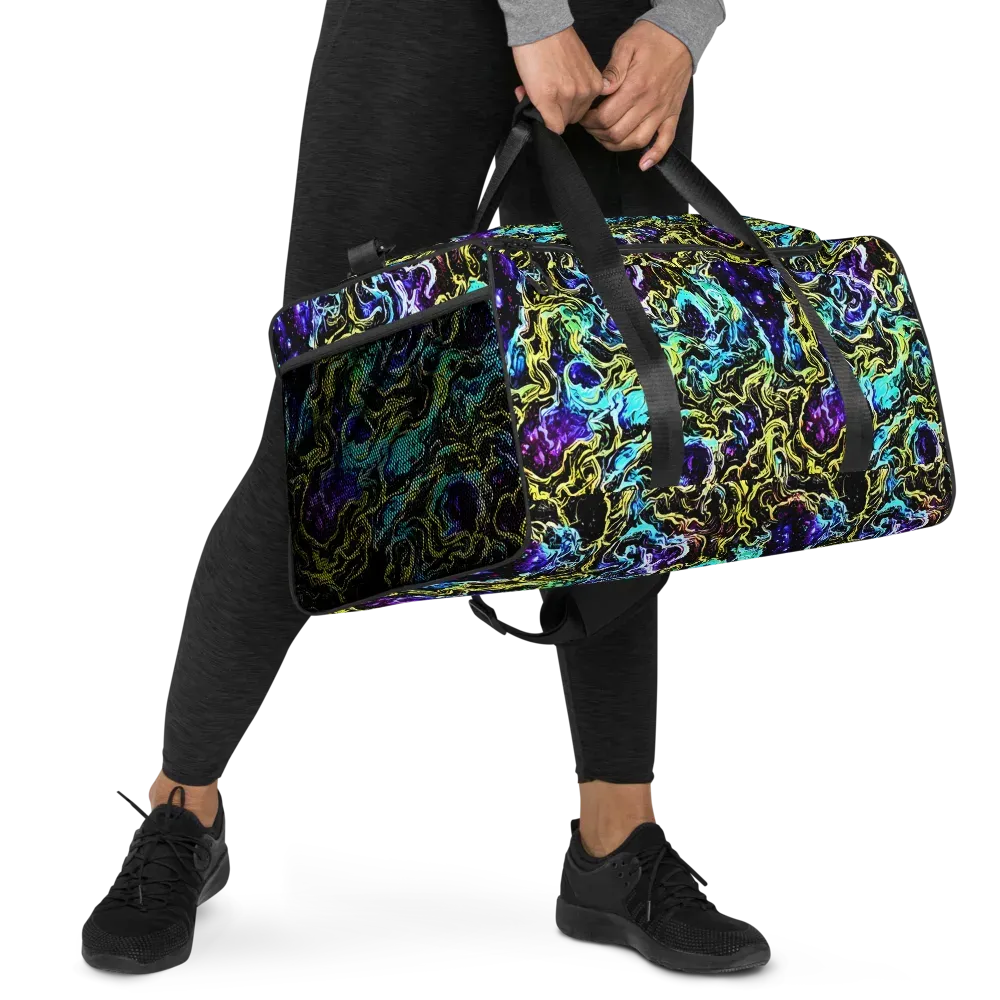 Nightwave Marble on Duffle Bag — Right Front