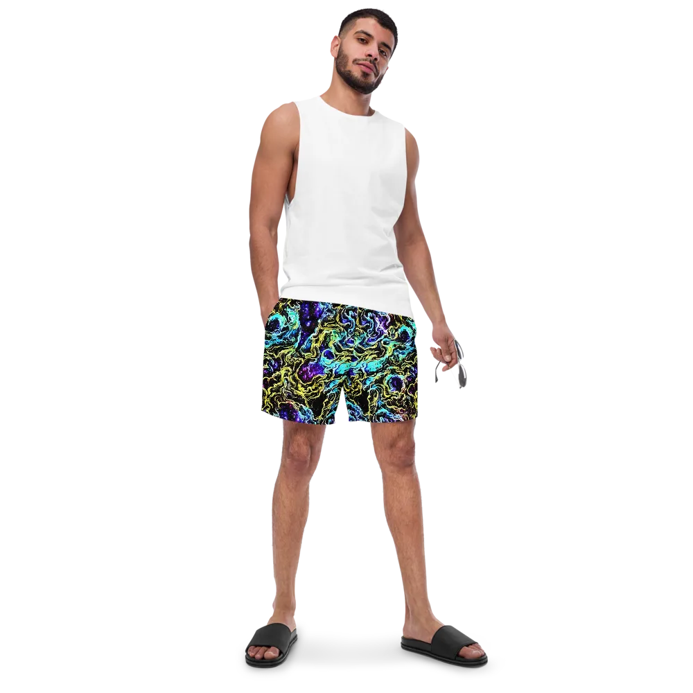 Nightwave Marble on Swim Trunks — Front