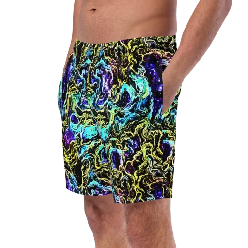 Nightwave Marble on a Swim Trunks