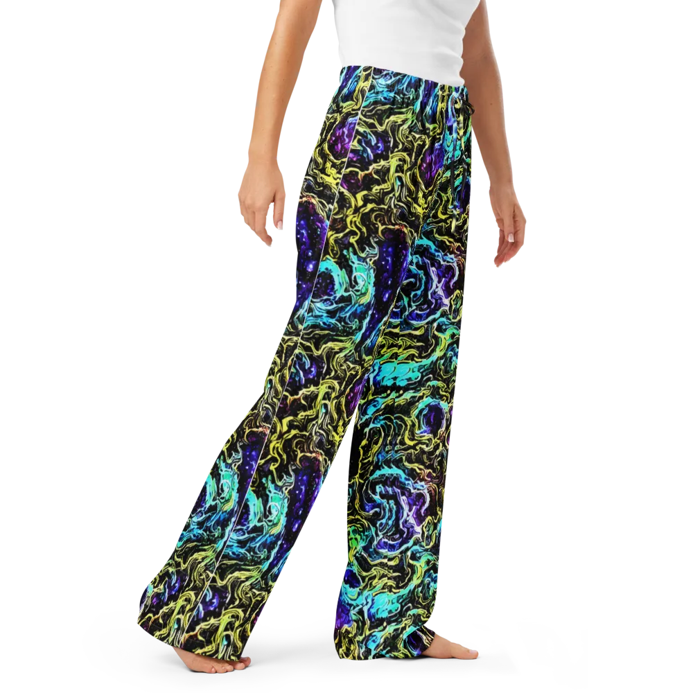 Nightwave Marble on Women's Pajama Pants — Right Front