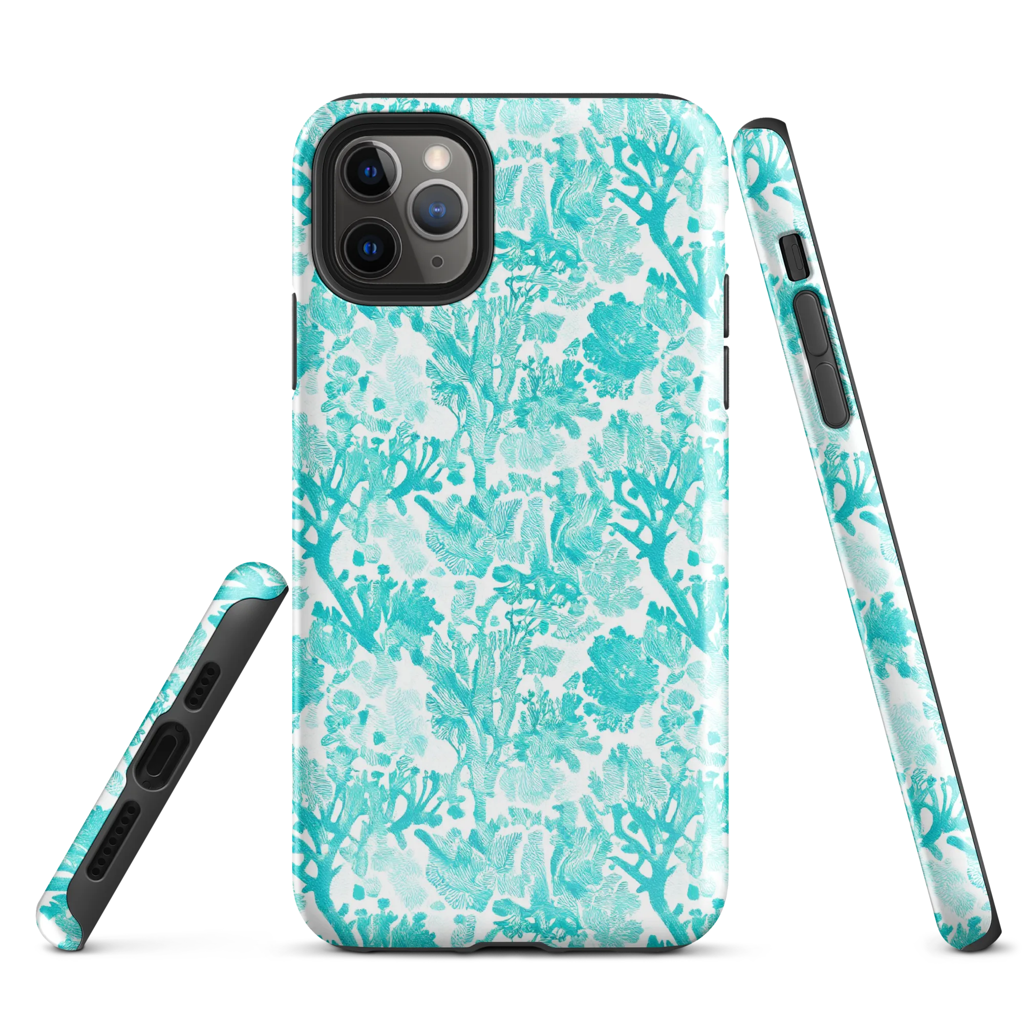 Turquoise Tangle on Tough Case for iPhone® — Front