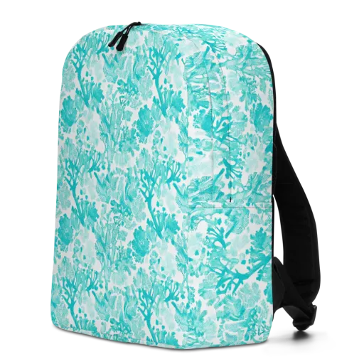 Turquoise Tangle on a Minimalist Backpack