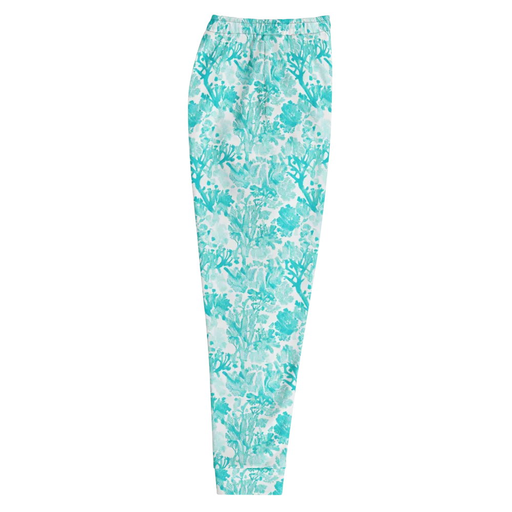 Turquoise Tangle on Men's Joggers — Right