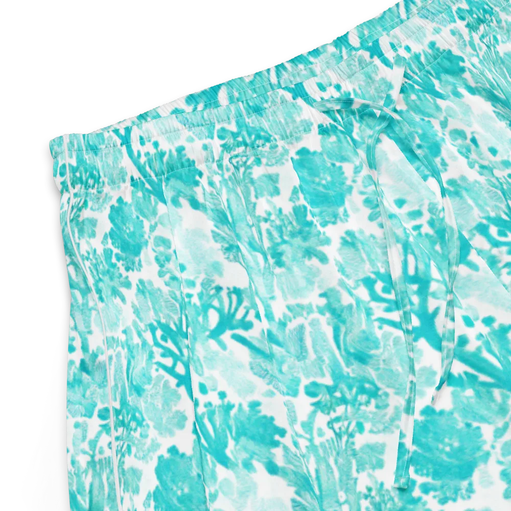 Turquoise Tangle on Women's Pajama Shorts — Product details