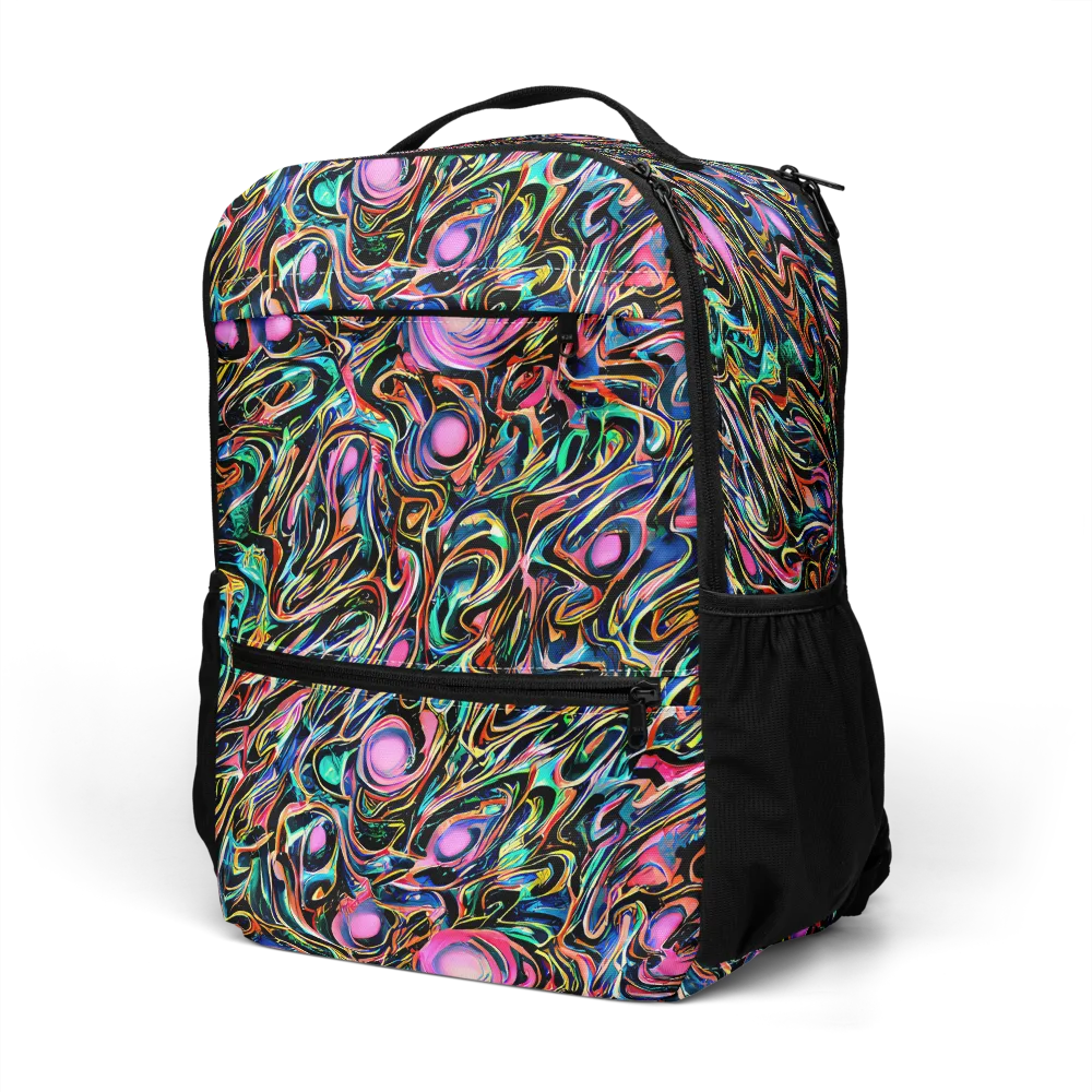 Molten Neon on Utility Backpack — Left Front