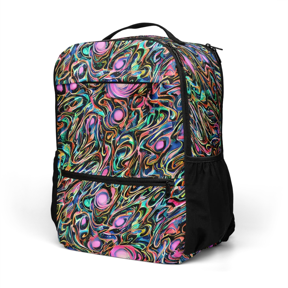Molten Neon on Utility Backpack — Left Front